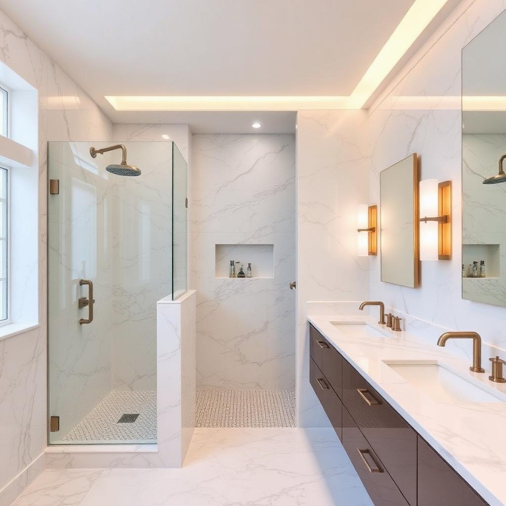 Salle de bain moderne